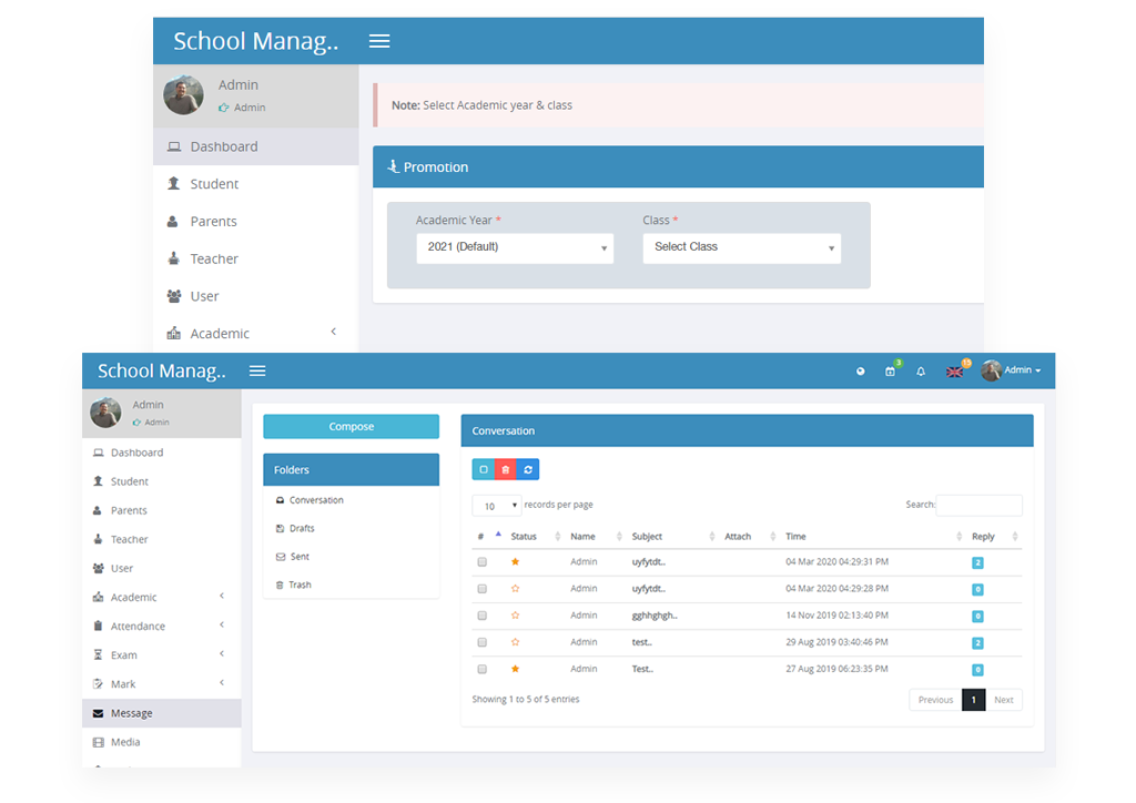 School Management System