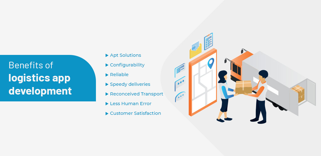 Benefits of logistics app development