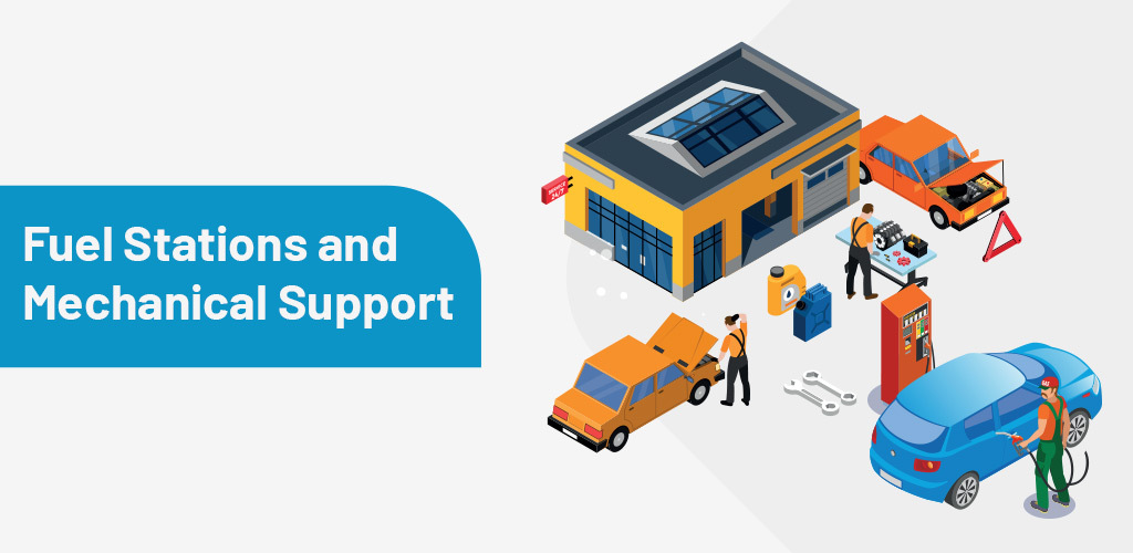 Fuel Stations and Mechanical Support