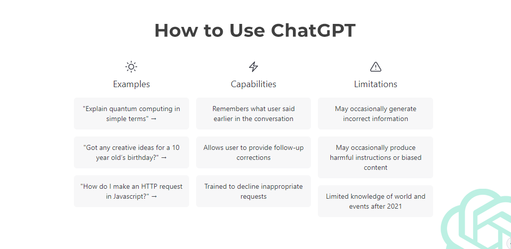 How to use ChatGPT