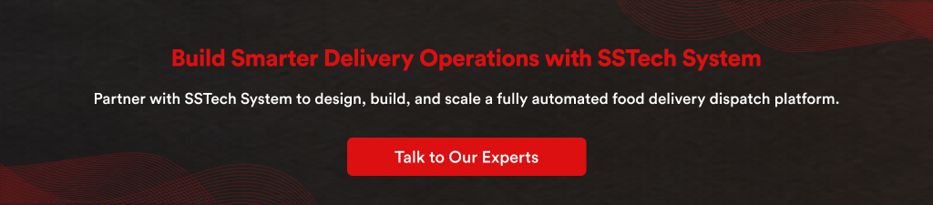 Automated food delivery dispatch platform