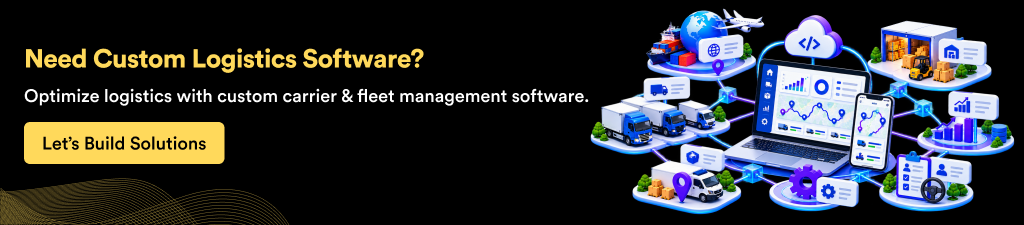 Custom logistics software